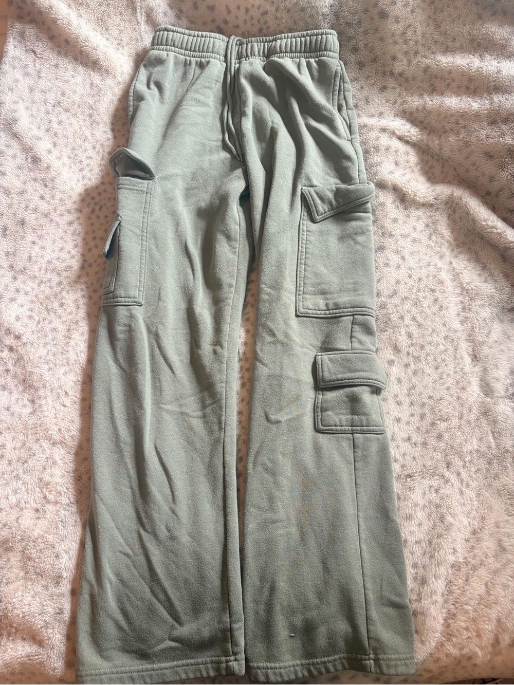 Urban Outfitters Sage Green Wide Leg Cargo Pants